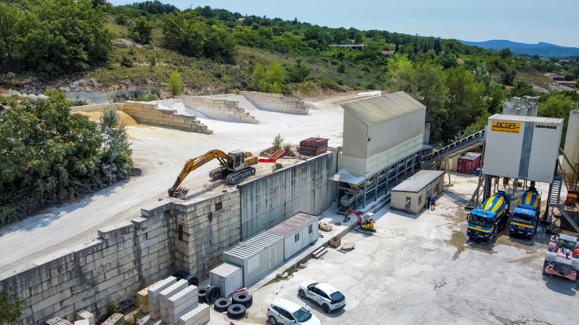 Le site de production BCGA de Saint-Jean-de-Maruéjols